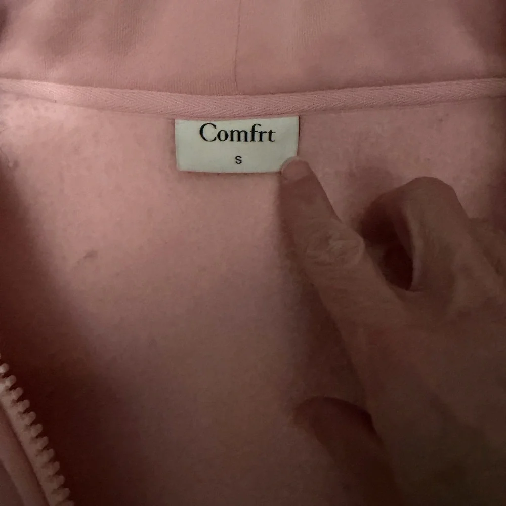 Comfrt Pastel Collection Zip-Up Hoodie & Straight Leg Sweatpants Set – Small - Picture 4 of 6